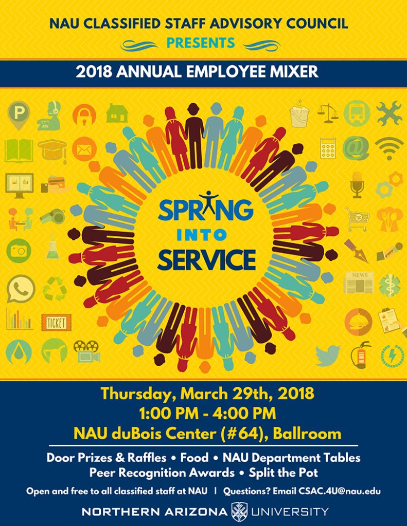 CSAC employee mixer flier