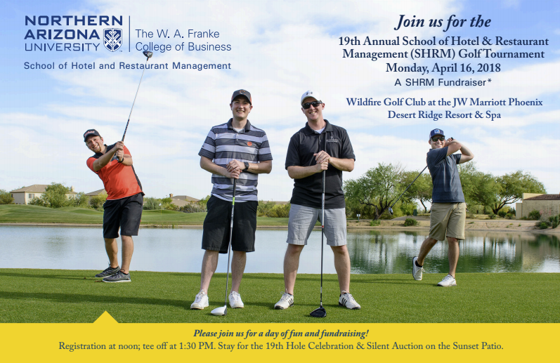19th Annual School of Hotel & Restaurant Management golf tournament