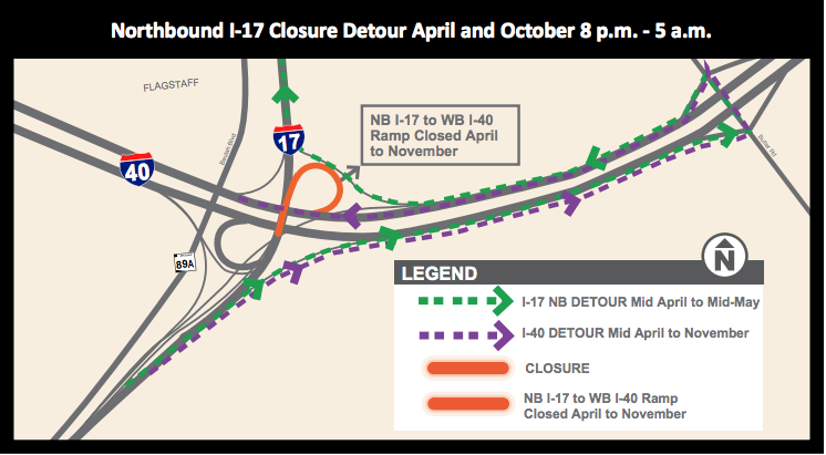 map of interstate interchanges under construction