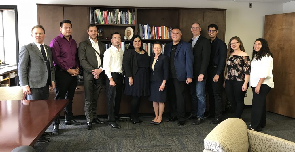 President Cheng with UTH delegation
