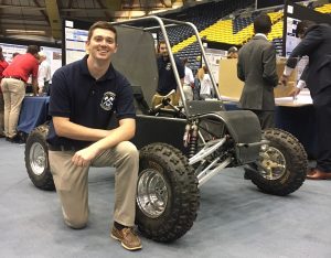Dylan Cappello and Mini Baja buggy