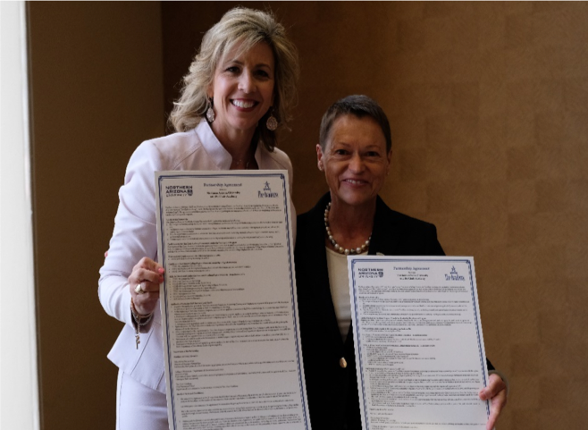 President Rita Cheng and CEO of The Chair Academy announce new partnership