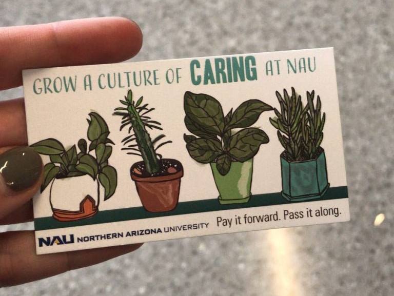 Kindness campaign passalong card