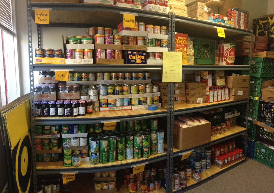 stockpile of collected food