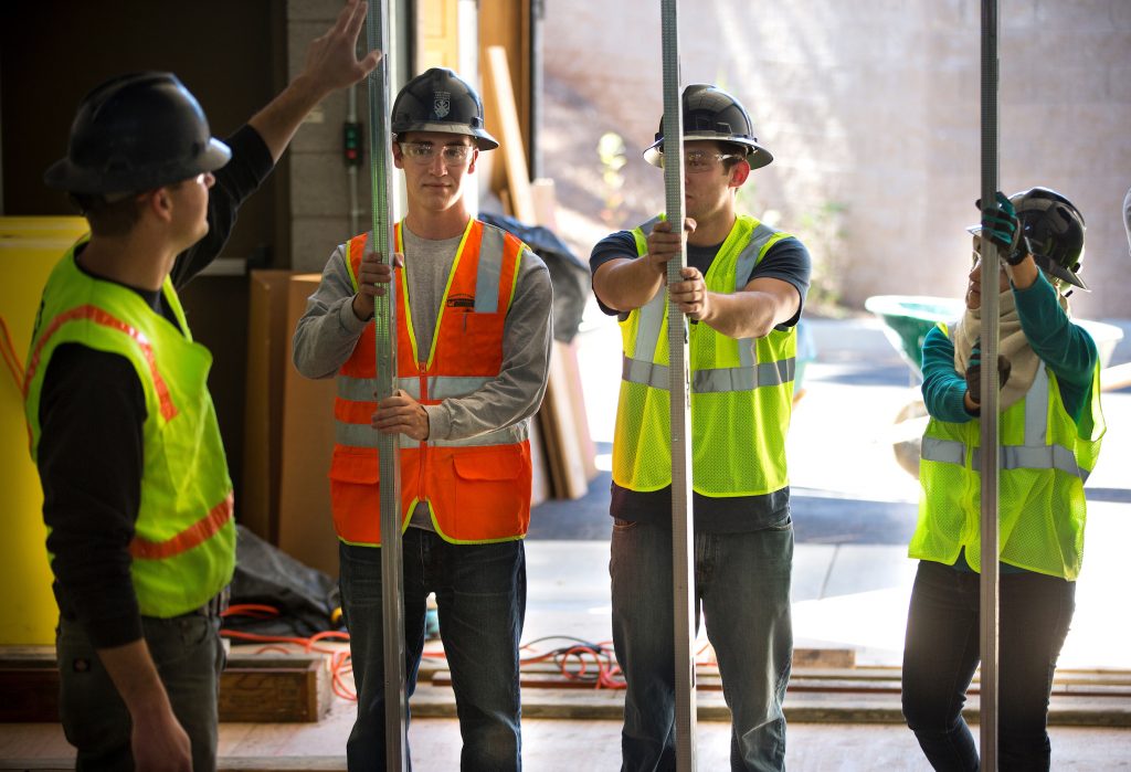 Construction management students