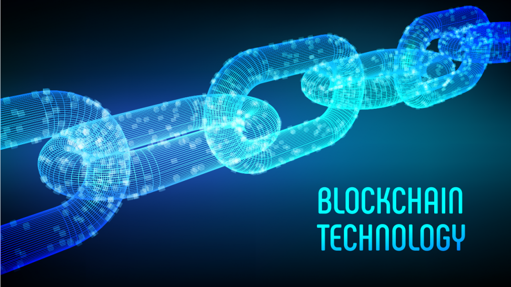blockchain technology graphic
