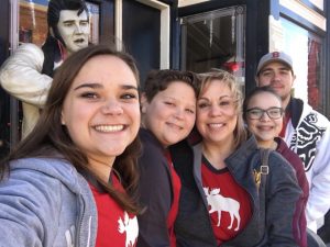 Billie McBride and her family