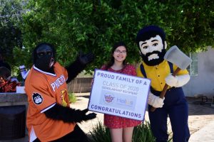 Marylin Maldonado pictured with Gorilla and Louie