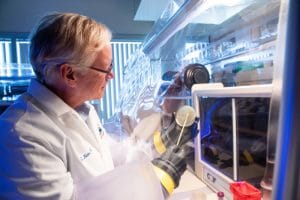 Paul Keim works in the Pathogen and Microbiome Institute