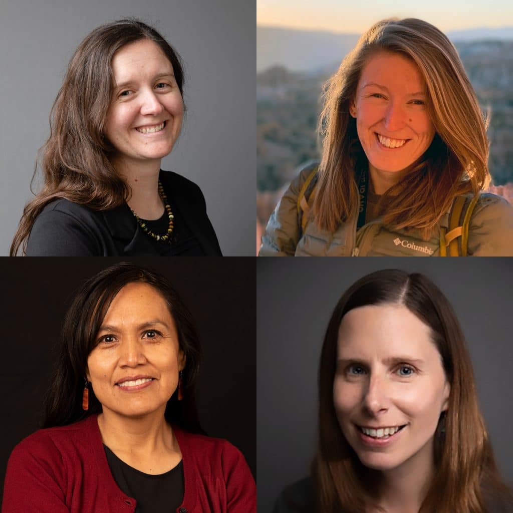 Emery Eaves, Catrin Edgeley, Regina Eddie, Olivia Lindly collage