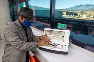 Dan Okoli with a Puritize system