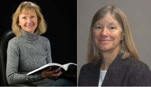 Nancy Johnson and Laura Huenneke