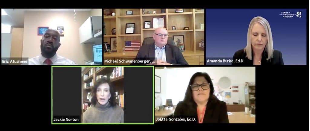 Screen shot of the Leadership Summit with Michael Schwanenberger