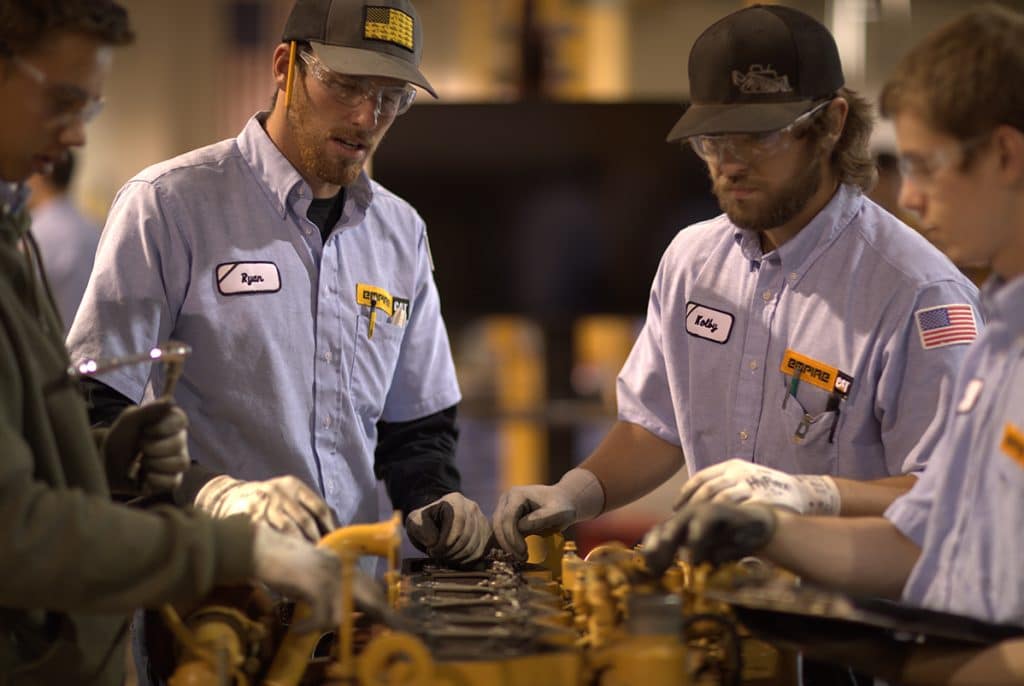 Empire employees at work