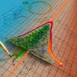 Graphic depiction of ecosystem research