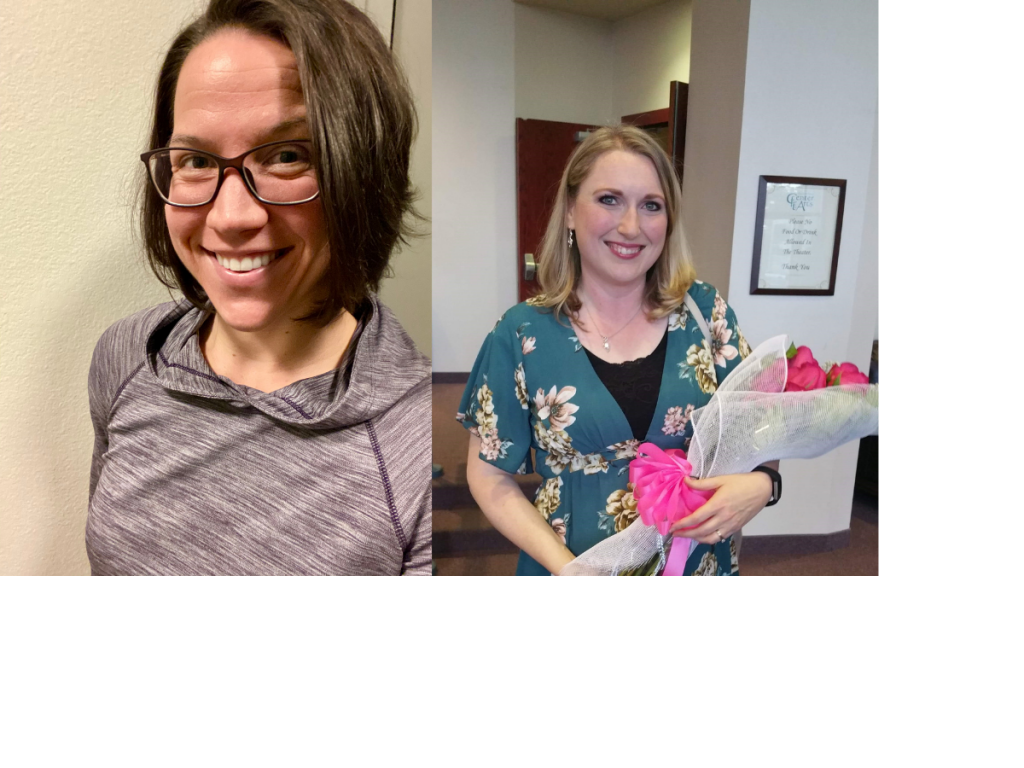 Claren Gustkey and Laurie Gowin