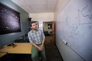 Tyler Robinson in his office