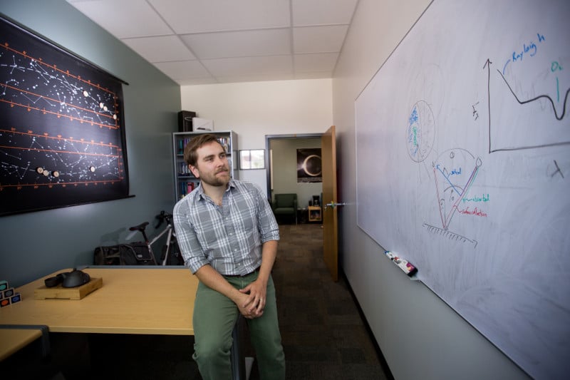 Tyler Robinson in his office