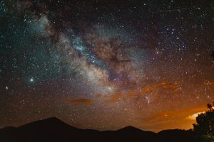 The Milky Way at night
