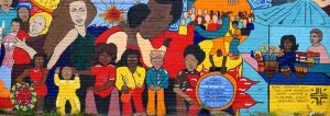 colorful mural of hispanic heritage