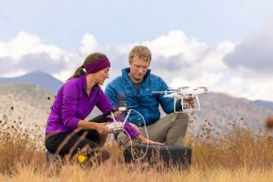 Logan Berner with drone