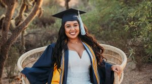 alverez in grad cap and gown