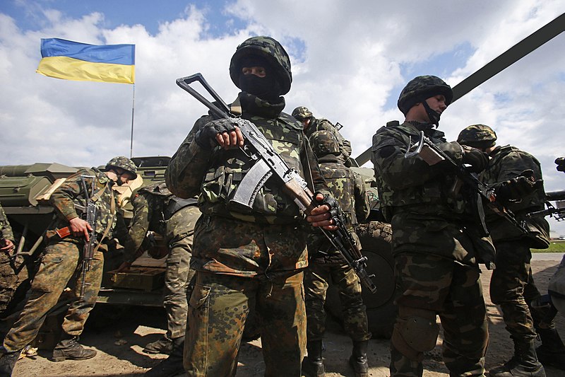 Soldiers in eastern Ukraine