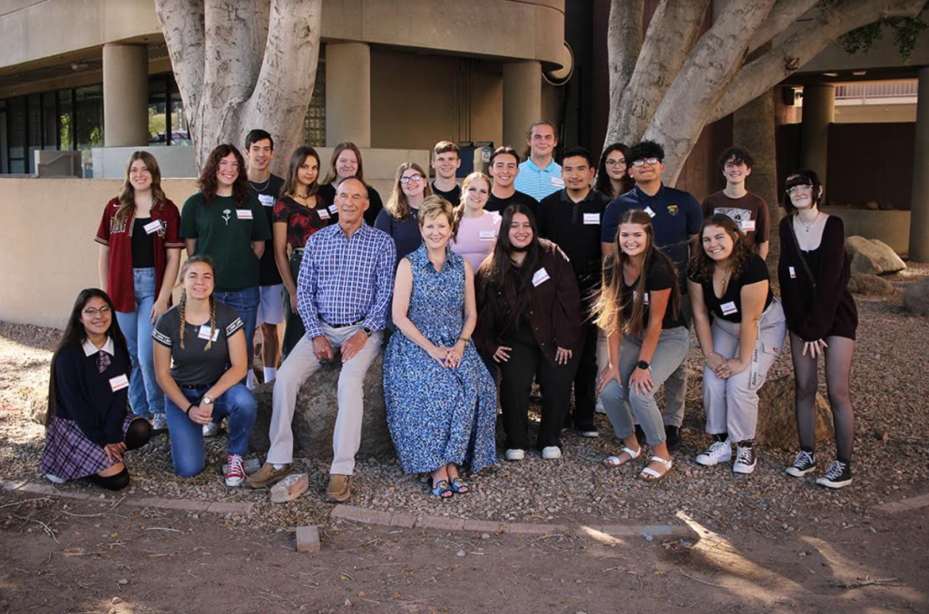 Dorrance scholars standing together.