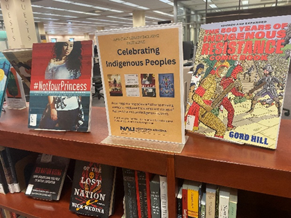 A collection of books written by Native authors.