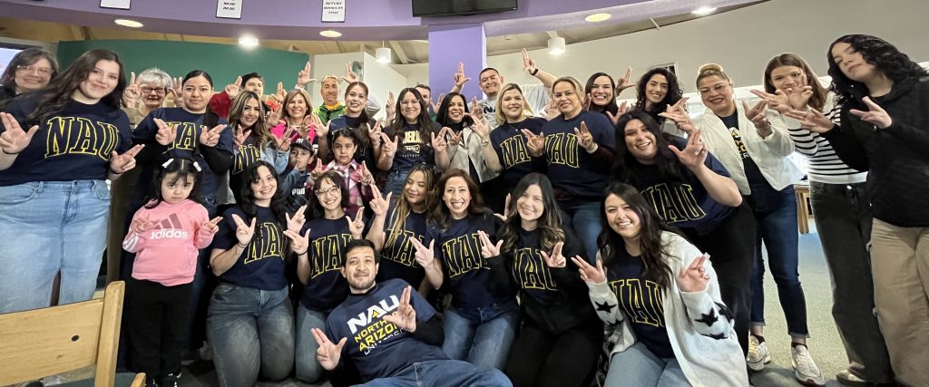 Group of NAU Yuma students who participate in the Parent Institutes