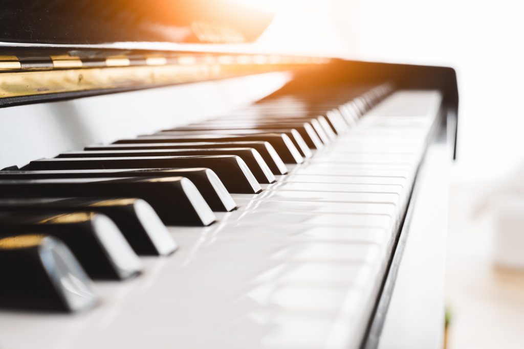 Picture of piano keys