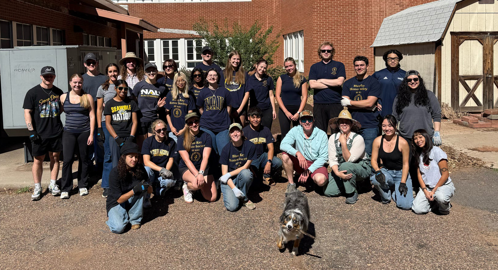Volunteers at the Shand Garden