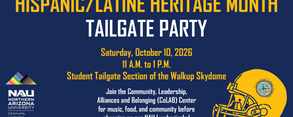 Hispanic/Latine Heritage Month Tailgate Party Flyer