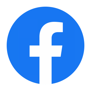 Blue and White Facebook Logo