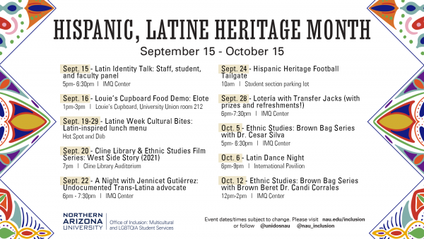 Hispanic Latine Heritage Month Digital signage V2